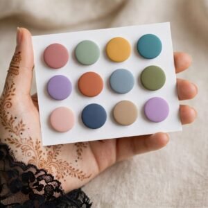 hijab magnets 8 colors black white beige nude brown dusty pink sage green no snag pakistan